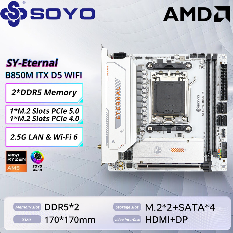 Ddr5 Rgb Ram - Placa base SOYO B850M ARGB WIFI6