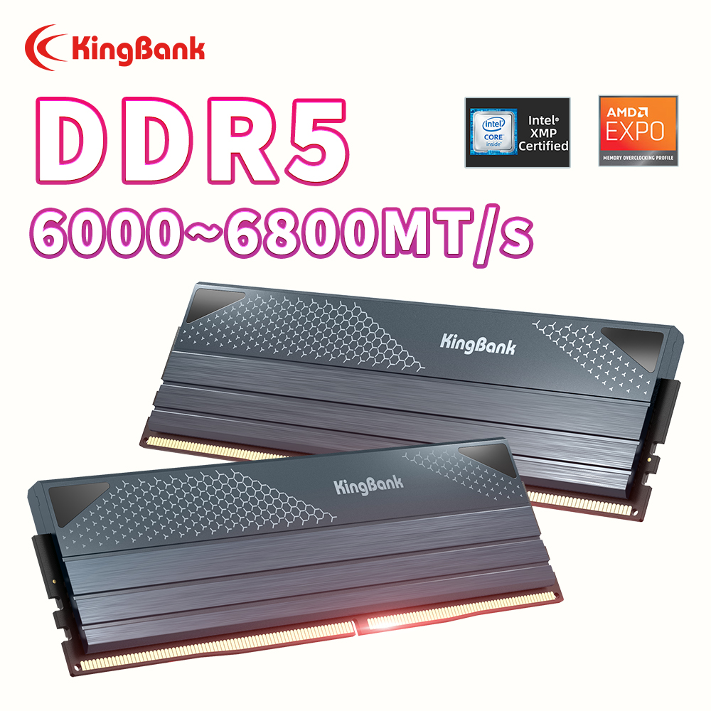 Ddr5 16Gb 6000Mhz - Memoria KingBank Serie KFXB DDR5 24GBx2