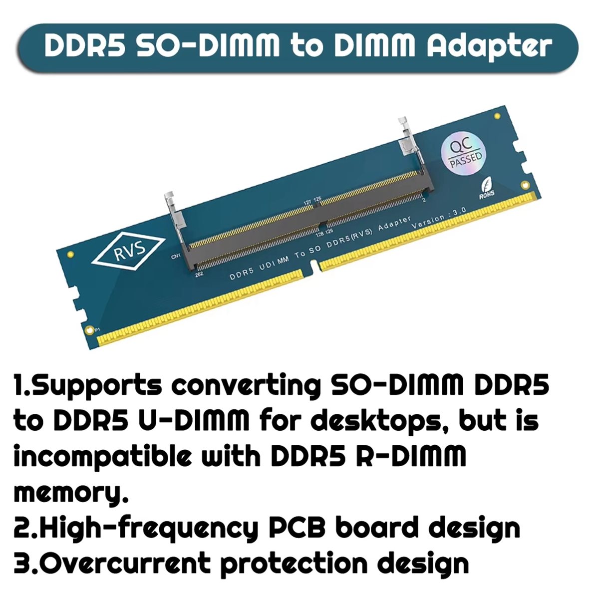 Adaptador de Memoria RAM DDR5  - Ddr5 Laptop Ram reseña y precio