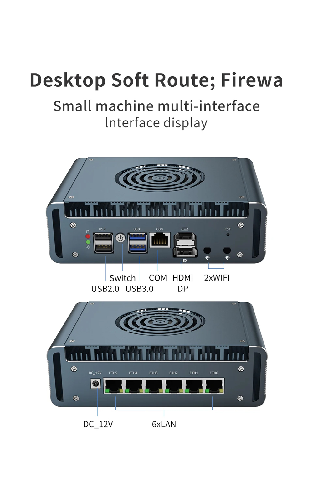 Router Firewall Sin Ventilador - Ddr5 64Gb reseña y precio