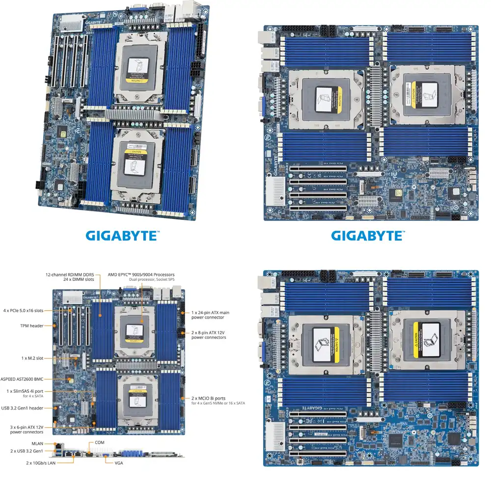Placa Base para Servidor MZ73- - Ddr5 Memory reseña y precio