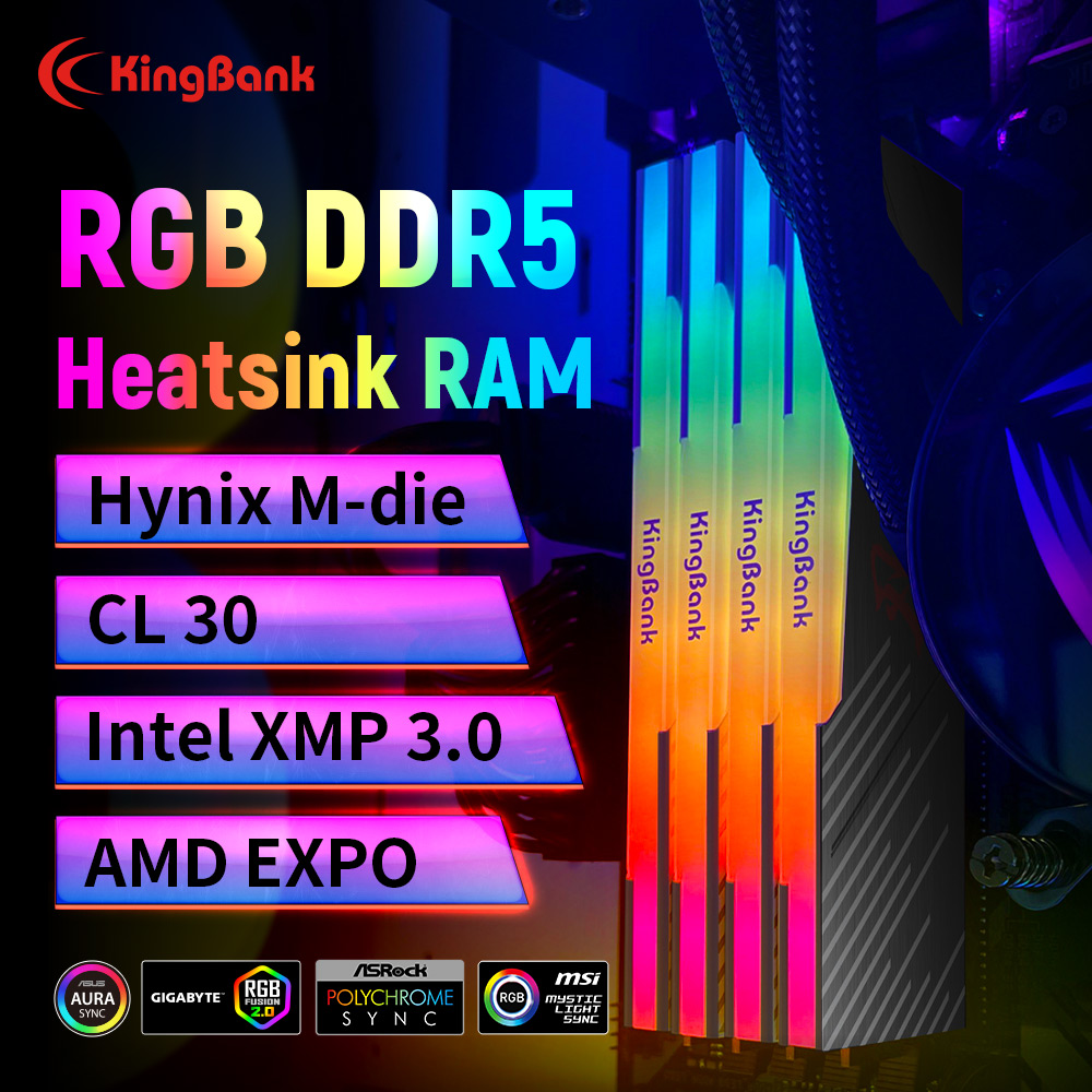 KingBank KRRB DDR5 RGB SoarBla - Ddr5 4800Mhz reseña y precio