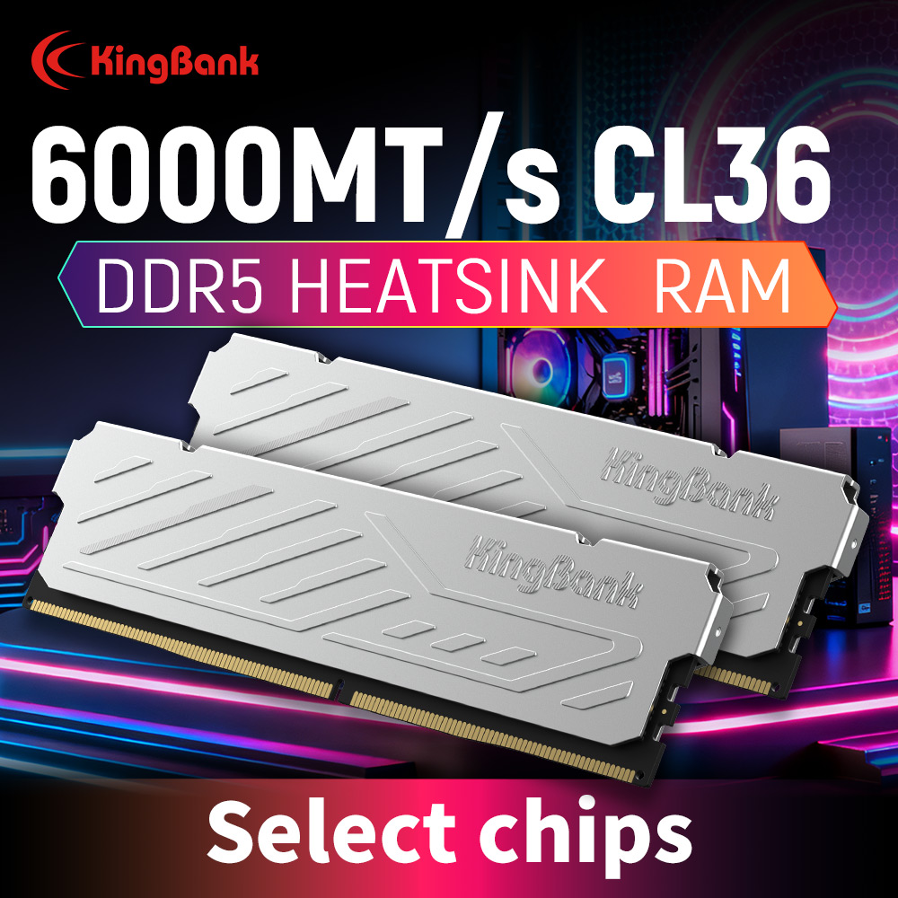 KingBank KJXS DDR5 RAM 16GB /  - Ddr5 16Gb 6000Mhz reseña y precio