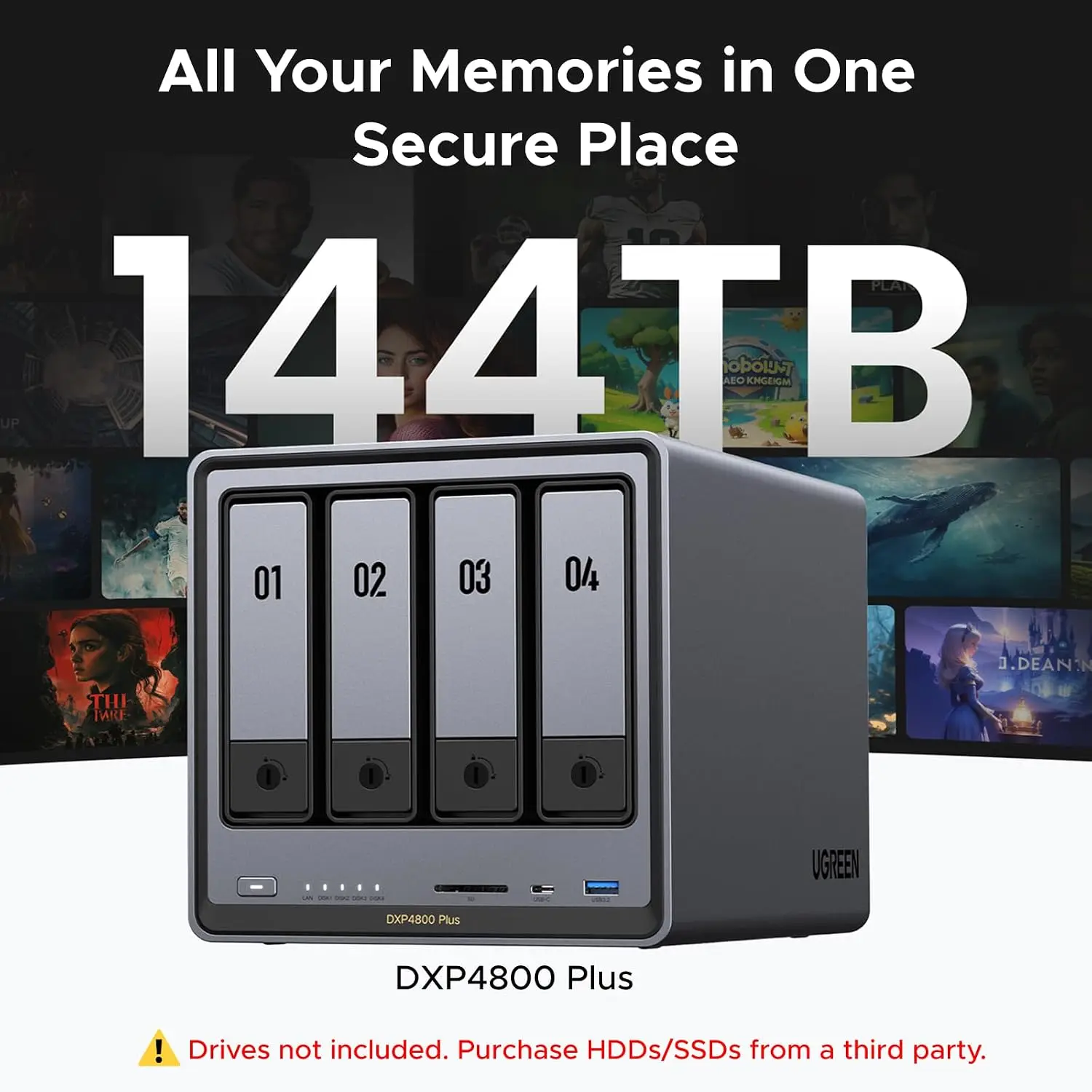 UGREEN NAS DXP4800 Plus NAS de - Ddr5 8Gb reseña y precio