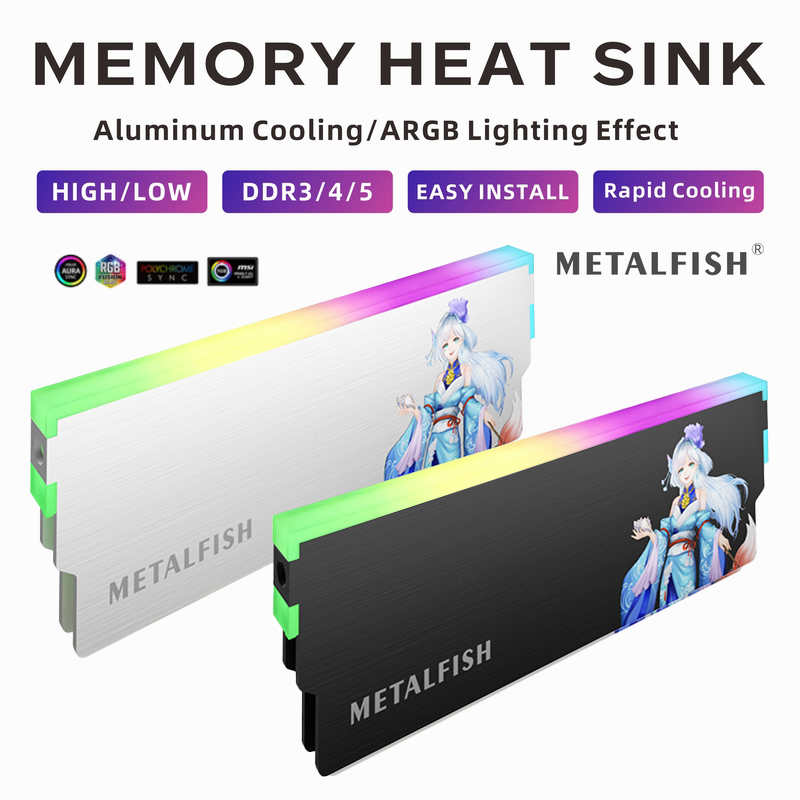 Disipador de calor METALFISH D - Ddr5 Rgb Ram reseña y precio