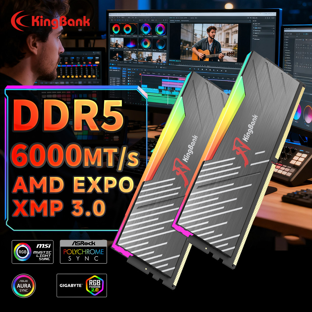 KingBank KRRB DDR5 RGB 16GB /1 - Ddr5 4800Mhz reseña y precio