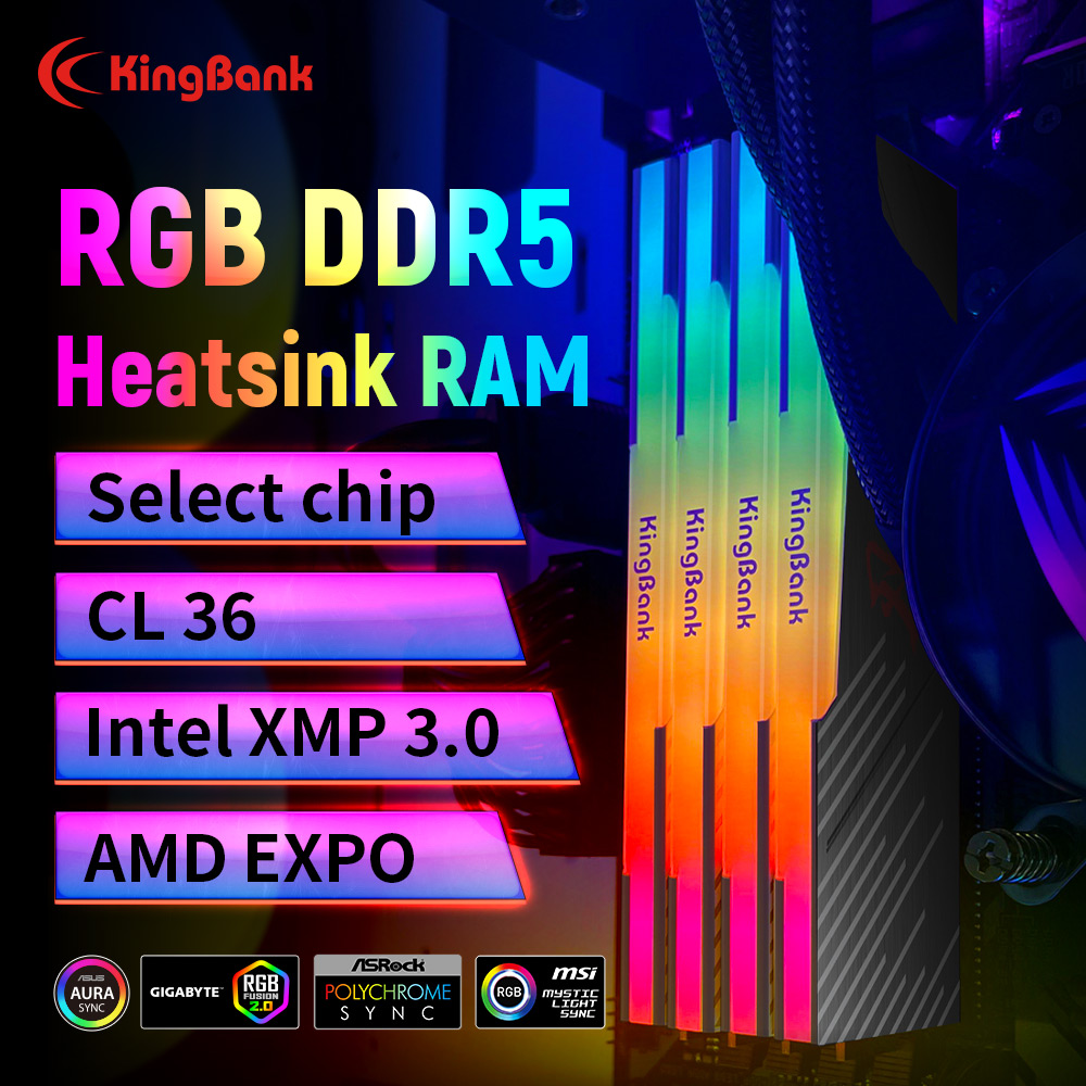 KingBank KRRB DDR5 RGB 16GB /1 - Ddr5 4800Mhz reseña y precio